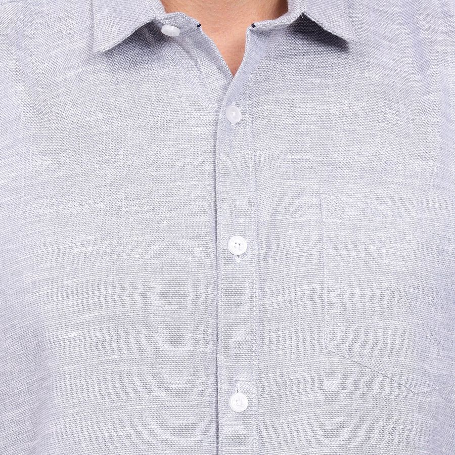 Men's Casual Shirt, हल्का ग्रे, large image number null