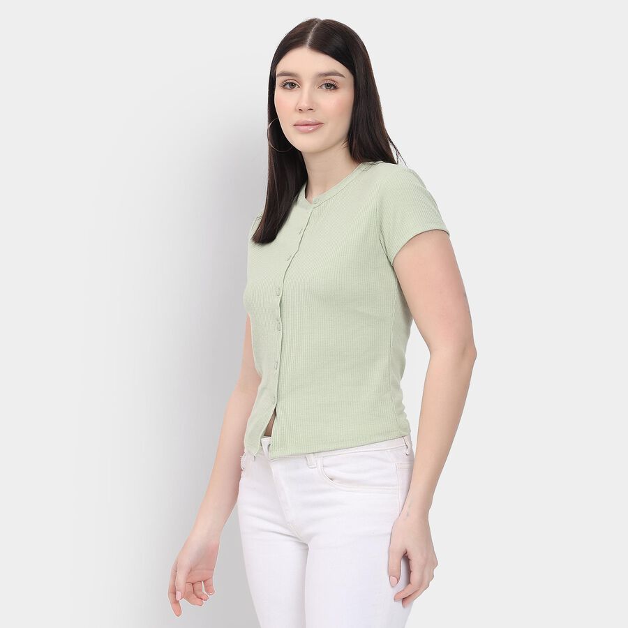 Ladies' Shirt, हल्का हरा, large