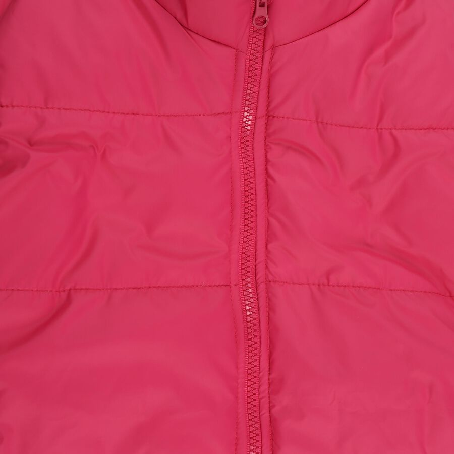 Girls' Jacket, Fuchsia, large image number null