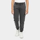 Boys' Grey Slim Fit Stretchable Jeans, Dark Grey, small