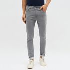 Men's Muted Steel Grey Slim Fit Jeans, Light Grey, small image number null