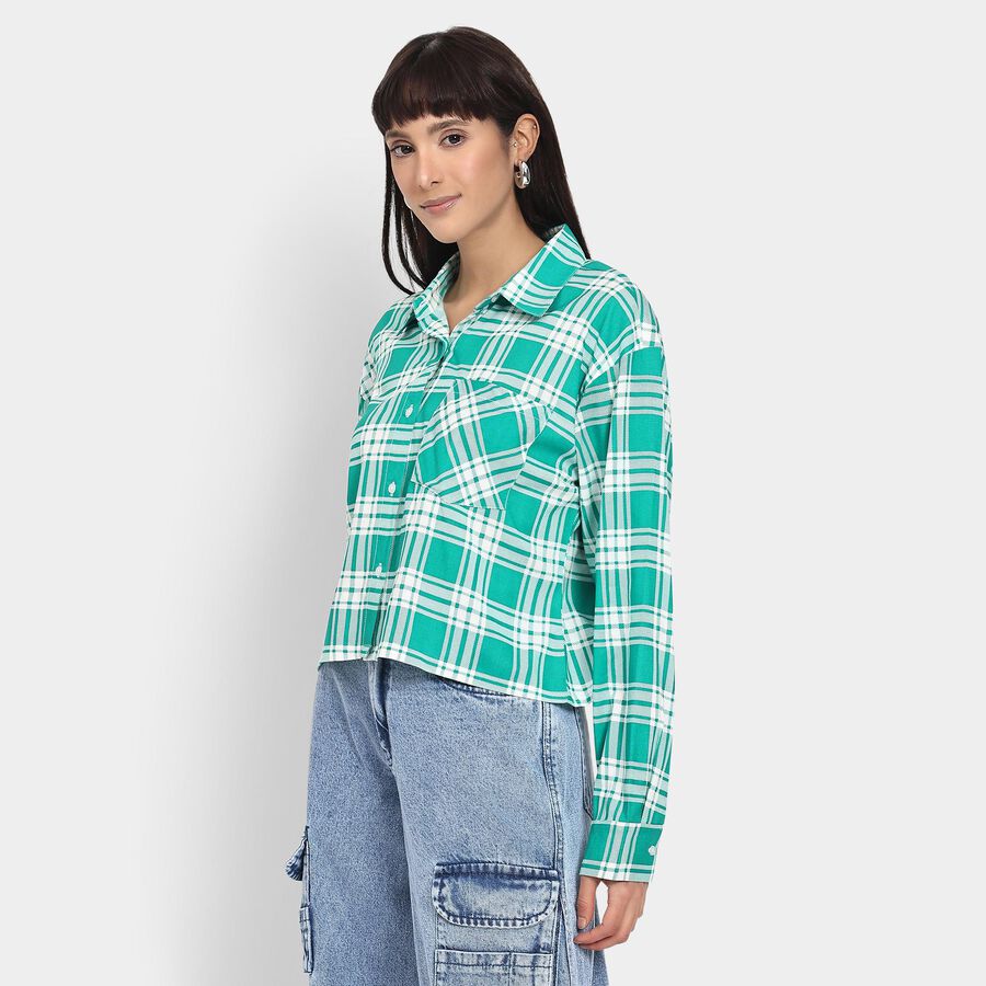 Ladies' Shirt , Dark Green, large image number null