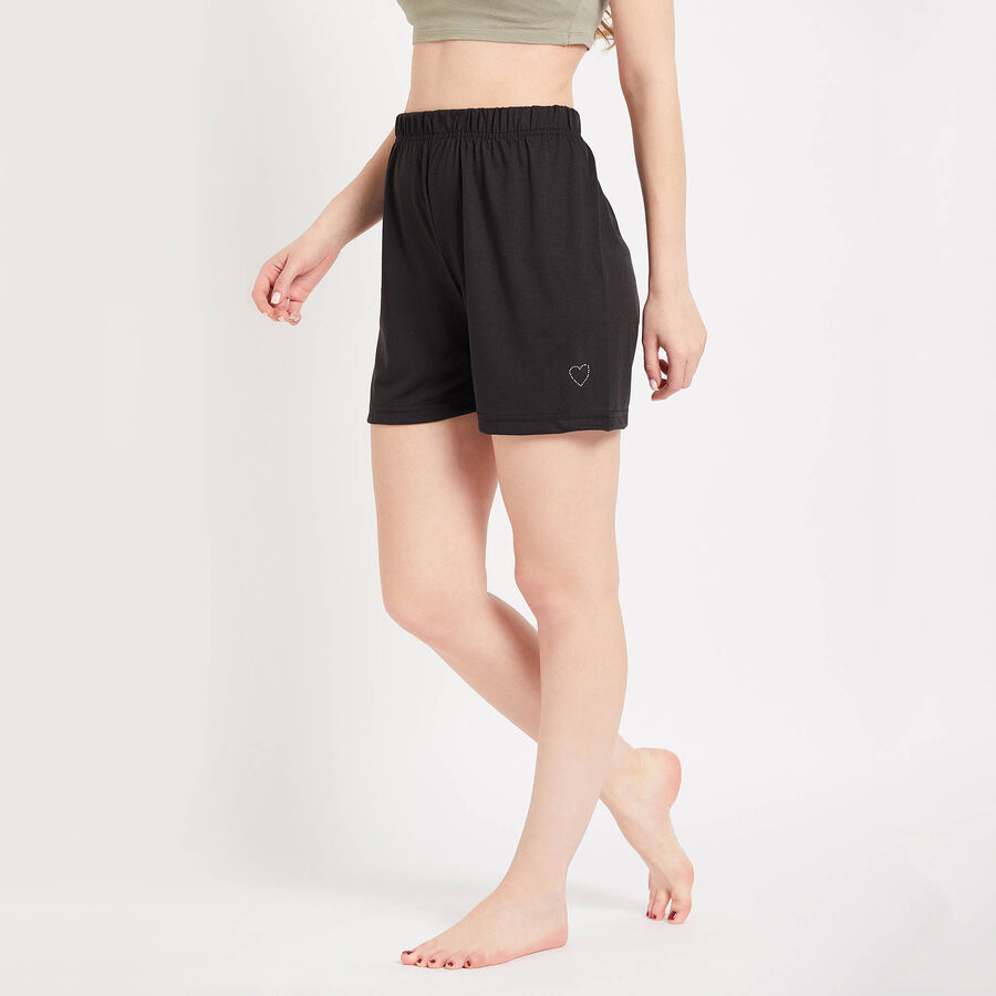 All Over Print Shorts, काला, large image number null