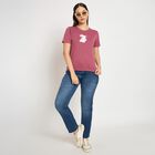 Ladies' Round Neck T-Shirt, Pink, small image number null