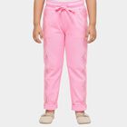Girls' Soft Pink Lace Detailed Cotton Pyjama, गुलाबी, small image number null