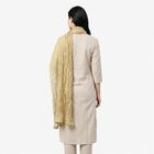 Women's Beige Solid Dupatta, गहरा पीला, small