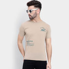 Round Neck T-Shirt, Beige, small image number null