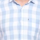 Men's 100% Cotton Casual Shirt, हल्का नीला, small image number null