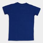 Boys' 100% Cotton Half Sleeves T-Shirt, हल्का नीला, small image number null