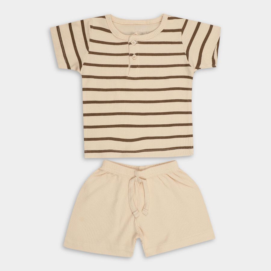 Infants' 100% Cotton Baba Suit , गहरा पीला, large image number null