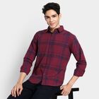 Men's Casual Shirt, मरून, small image number null