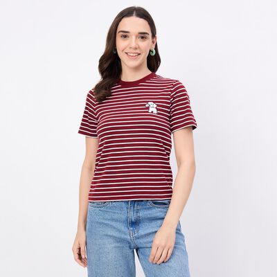 Women's RST Cotton Round Neck Casual T-Shirt
