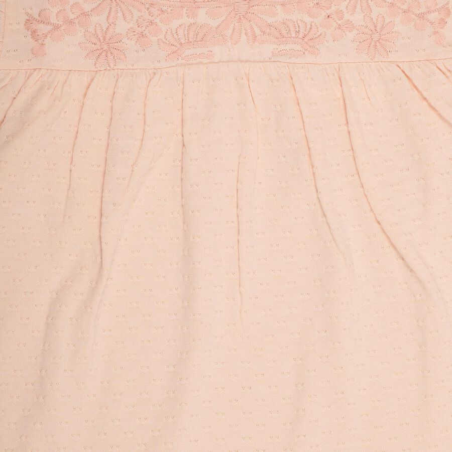 Girls' 100% Cotton T-Shirt, हल्का गुलाबी, large image number null