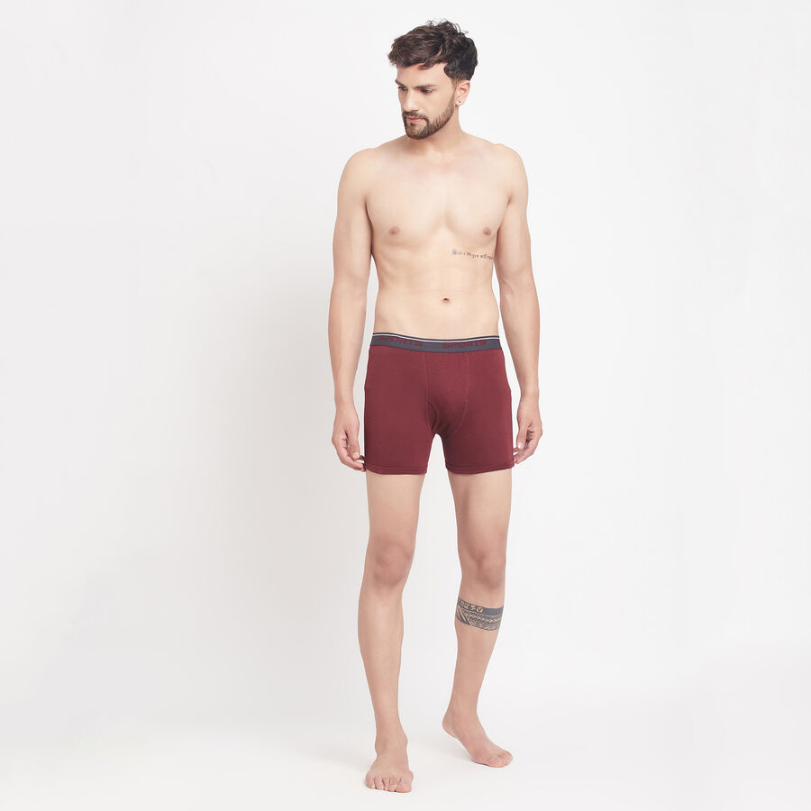 Cotton Solid Trunk, Wine, large image number null