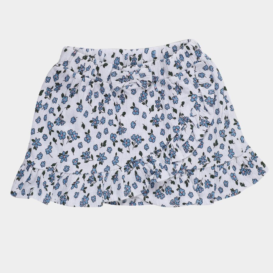 Girls' Skirt, हल्का नीला, large