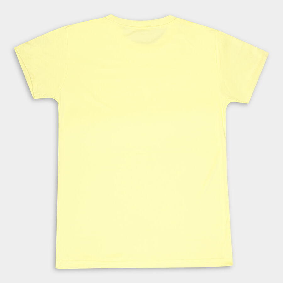 Boys' T-Shirt, Yellow, large