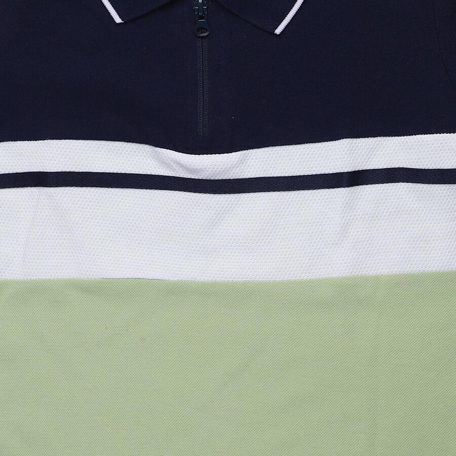 Boys Mint Green Crew Neck Graphic Printed T-Shirt, Light Green, large