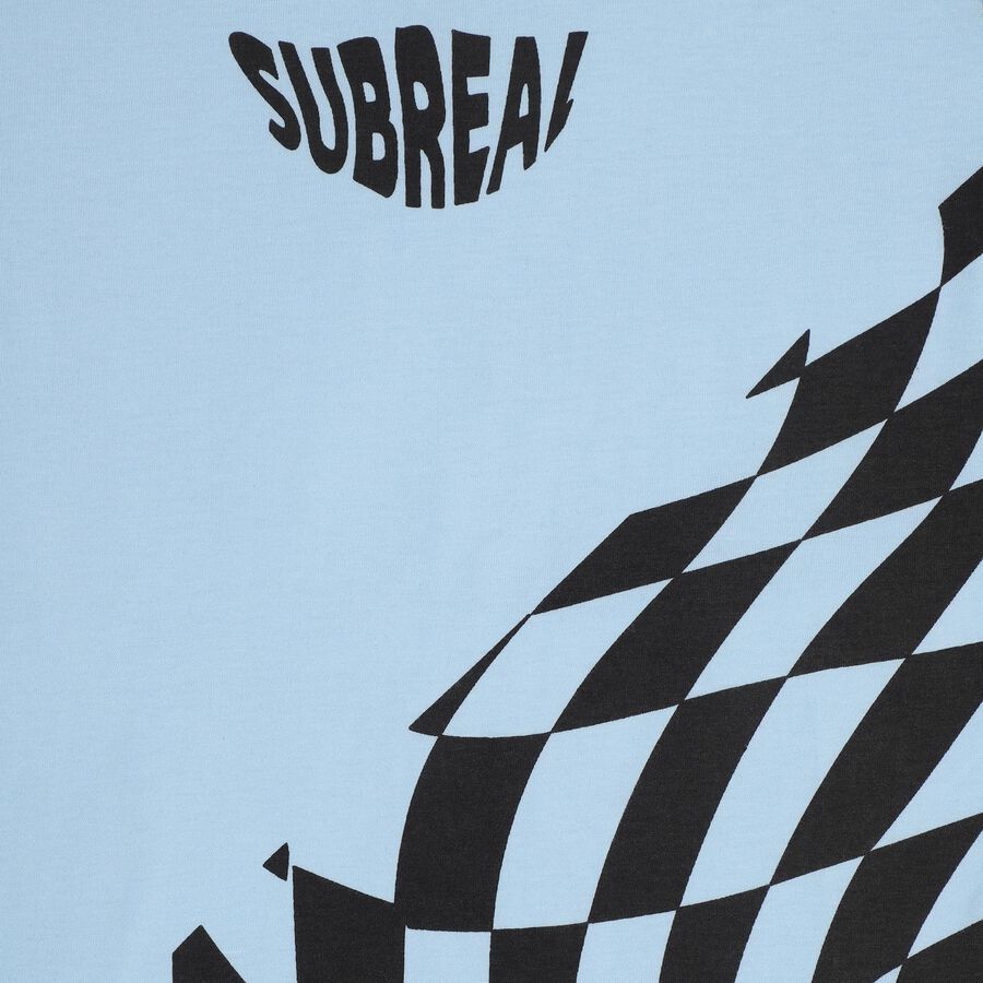 Boys' Light Blue Placement Printed Half Sleeves T-Shirt, Light Blue, large