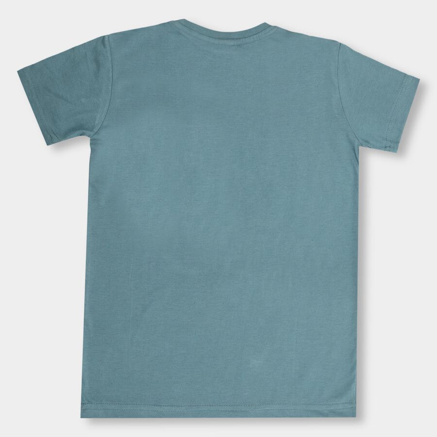 Boys' Half Sleeves T-Shirt , हल्का नीला, large image number null
