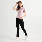 All Over Print Round Neck T-Shirt, Pink, small image number null