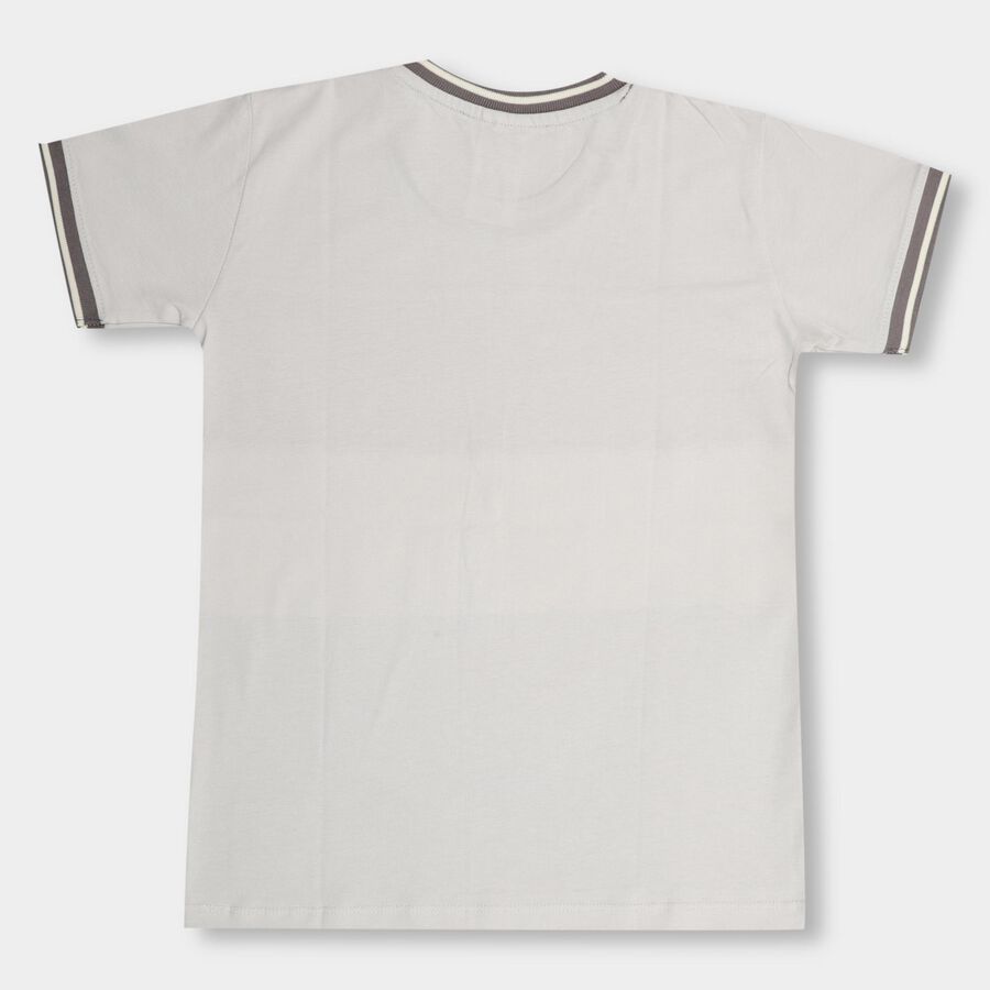 Boys' Half Sleeves T-Shirt , Dark Grey, large image number null