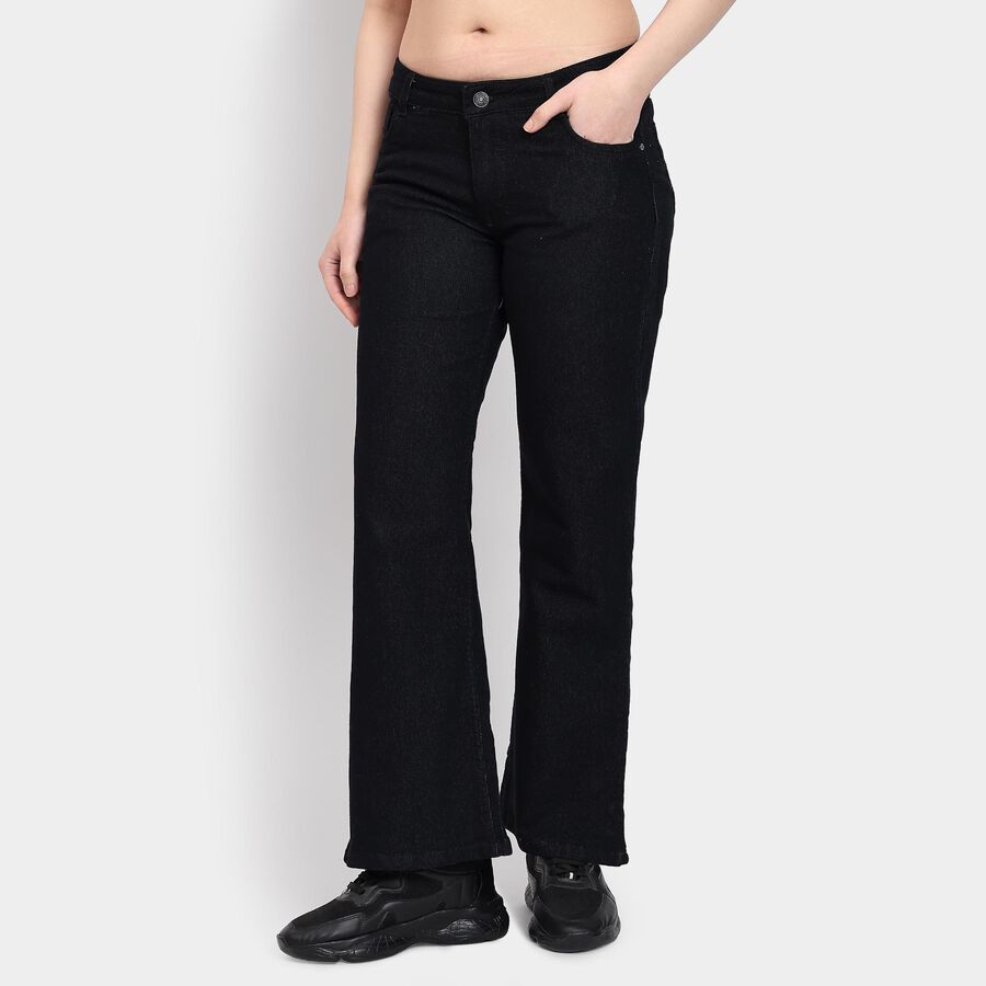 Ladies' Jeans , Black, large image number null