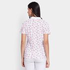 Ladies' Cotton Polo T-Shirt, ऑफ व्हाइट, small image number null