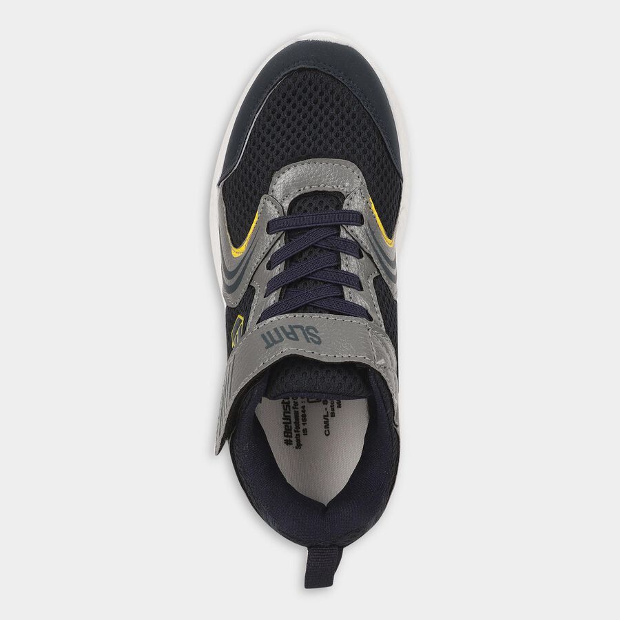 Boys' Shoes, Navy Blue, large image number null