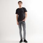 Men's 100% Cotton Round Neck Half Sleeves T-Shirt, Dark Grey, small image number null