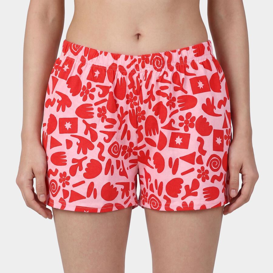 Ladies' Shorts, गुलाबी, large