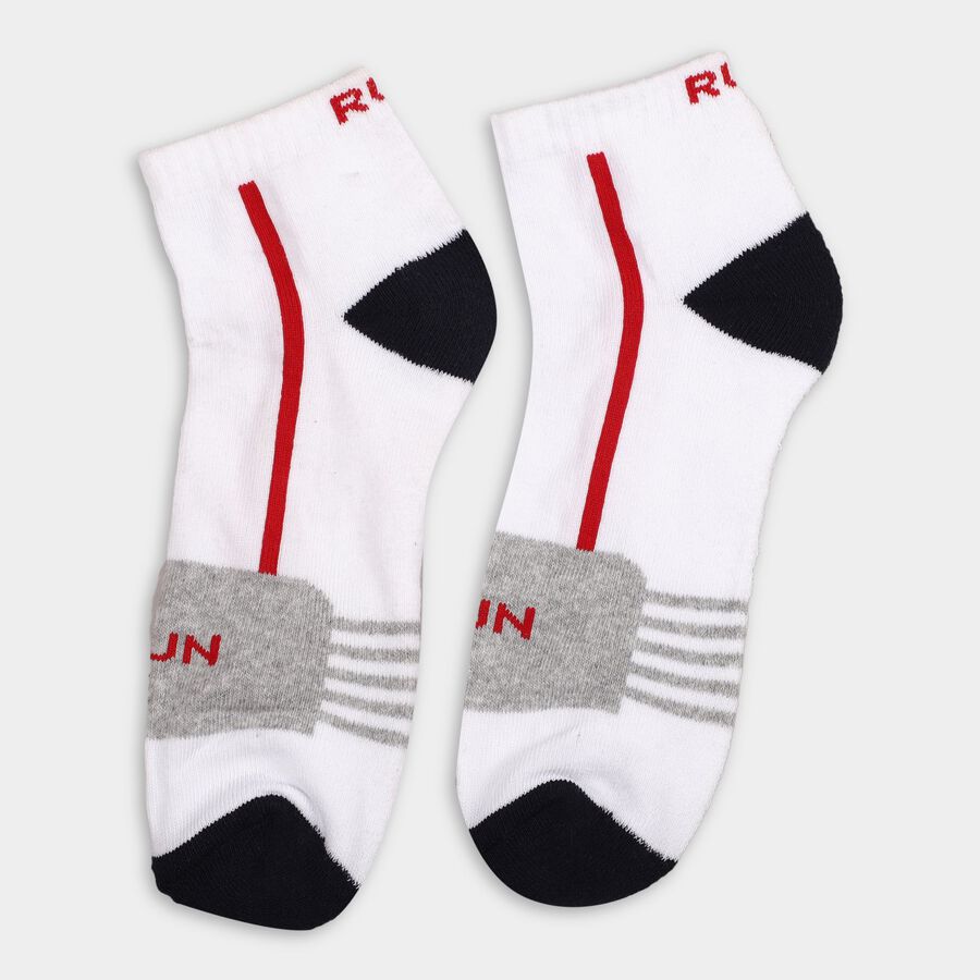 Men's Socks (Pack of 2), Melange Light Grey, large