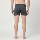 Men's Mid Blue Regular Fit Trunks, मध्यम नीला, small