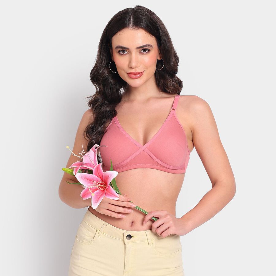 Ladies' Bra, हल्का गुलाबी, large image number null