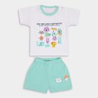 Infants' 100% Cotton Baba Suit, हल्का हरा, small image number null