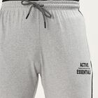 Men's Light Grey Regular Fit Side-Striped Track Pants, Light Grey, small image number null