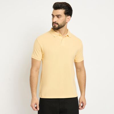 Men's Collared Half Sleeves T-Shirt 
