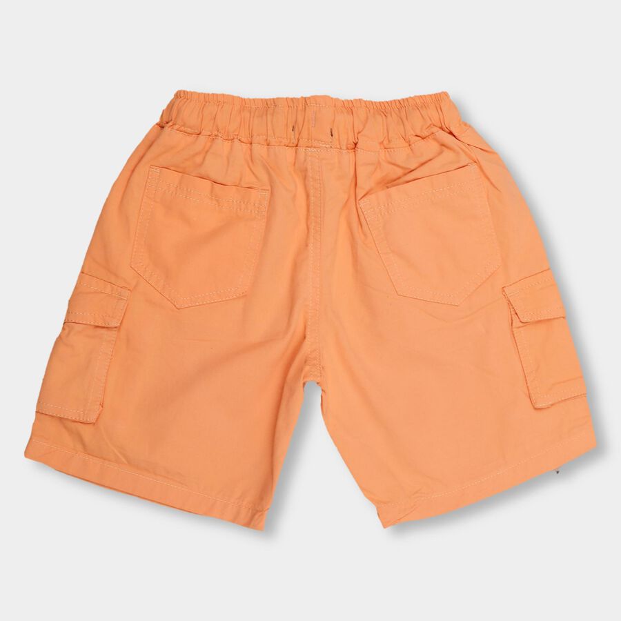 Boys' 100% Cotton Bermudas , नारंगी, large image number null