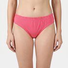 Women's Pink Regular Fit Solid Panty, Light Pink, small