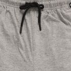 Boys' Light Grey Printed Cotton Blend Pyjama, मिश्रित हल्का ग्रे, small image number null