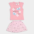 Infants' 100% Cotton Top Skirt , गुलाबी, small image number null