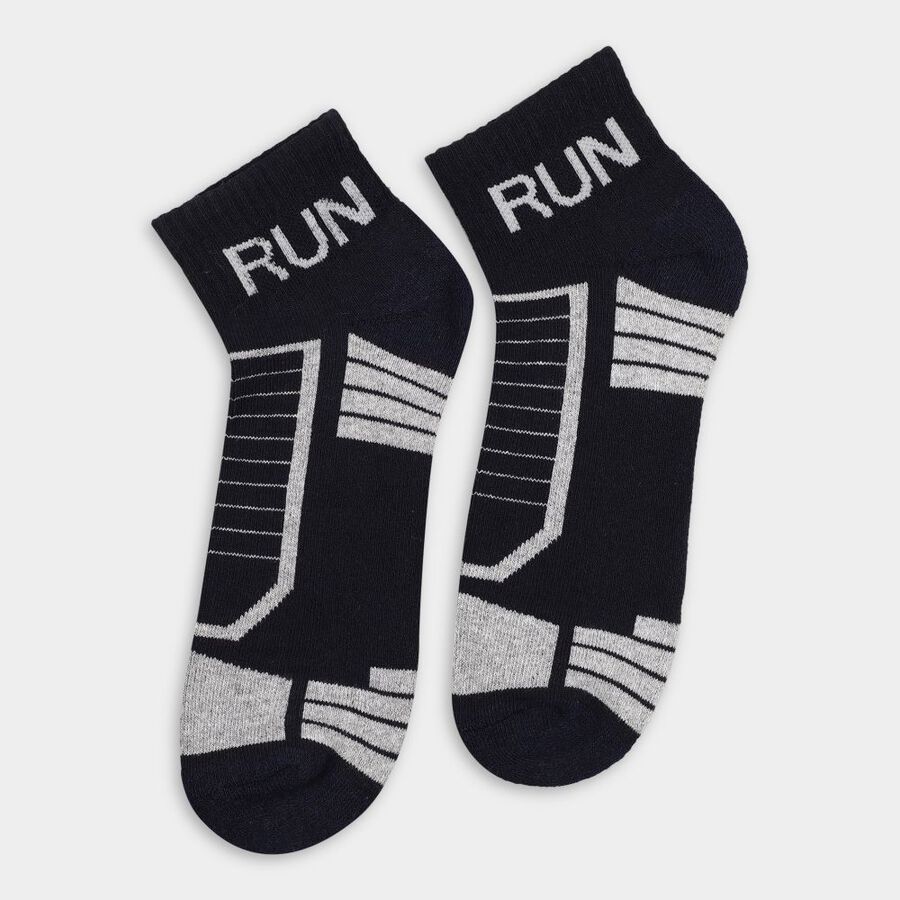 Men's Socks (Pack of 2), Navy Blue, large