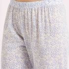 Printed Full Length Pyjama, सफ़ेद, small image number null