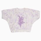 Girls' Off-White Round Neck Casual T-Shirt, ऑफ व्हाइट, small image number null