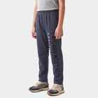 Boys' Navy Blue Straight Fit Graphic Printed Pyjama, Mid Blue, small