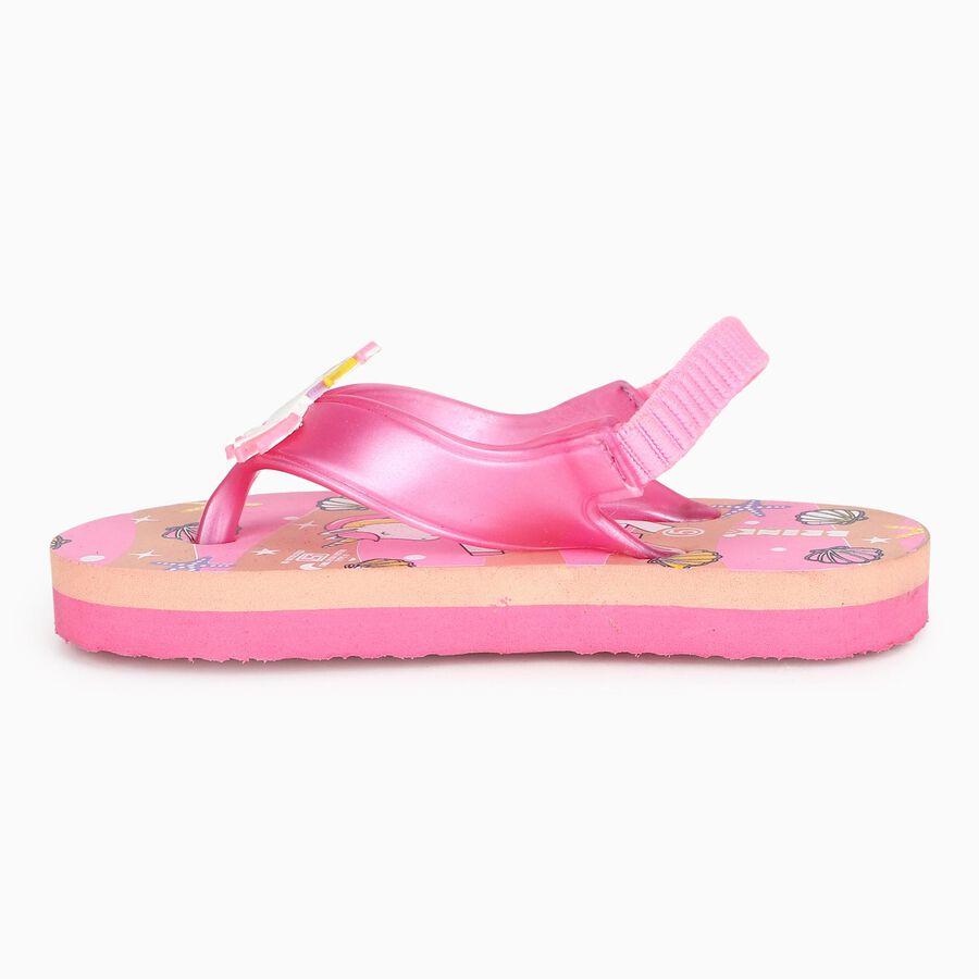 Girls' Slipper, गुलाबी, large