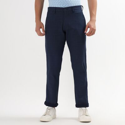 Men's Slim Fit Casual Trousers 