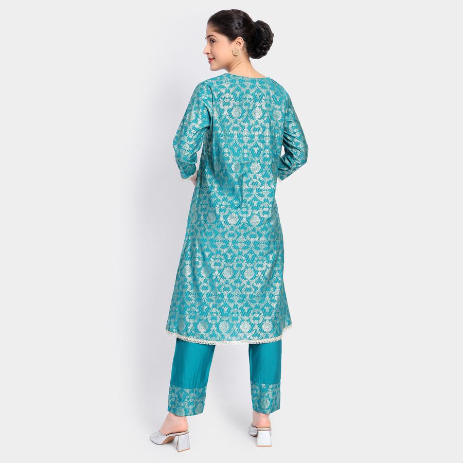 Ladies' Ethnic Set, Dark Green, large image number null