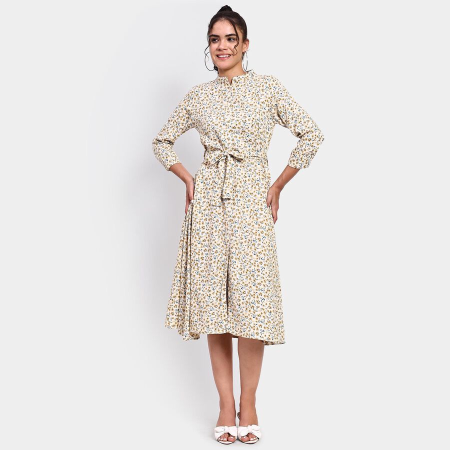 Ladies' Dress , Yellow, large image number null