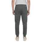 Men's Green Regular Fit Cuffed Track Pants, हल्का हरा, small