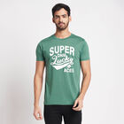 Round Neck T-Shirt, Dark Green, small image number null